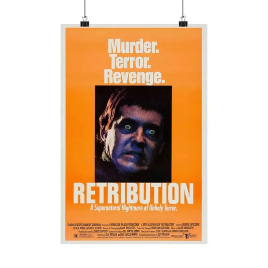 RETRIBUTION (2) 1987 - Paper Movie Poster 12″ x 18″ Matte - The Sticker Space