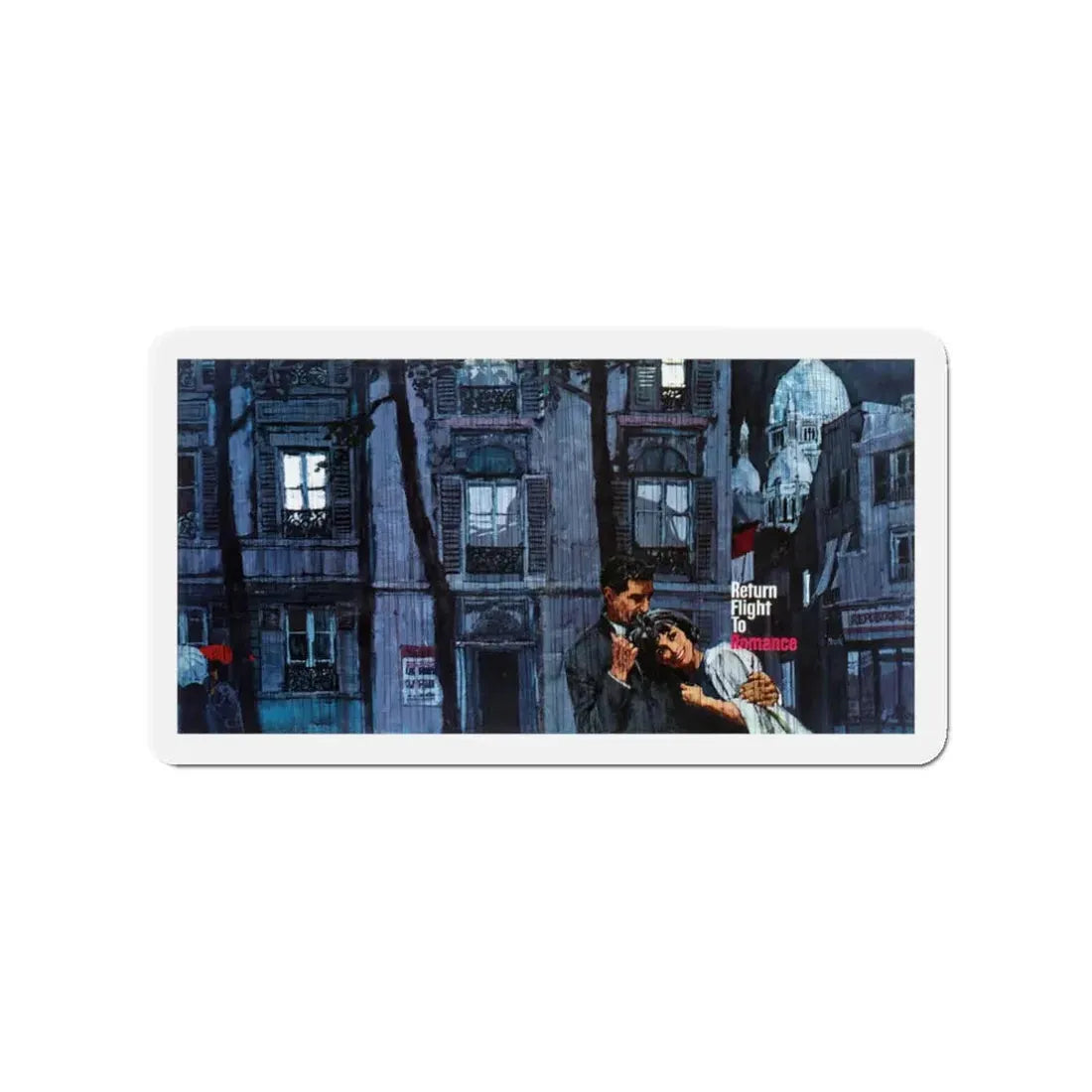Return Flight To Romance by Margerie Scott (Magazine Illustration) Refrigerator Magnet - The Sticker Space
