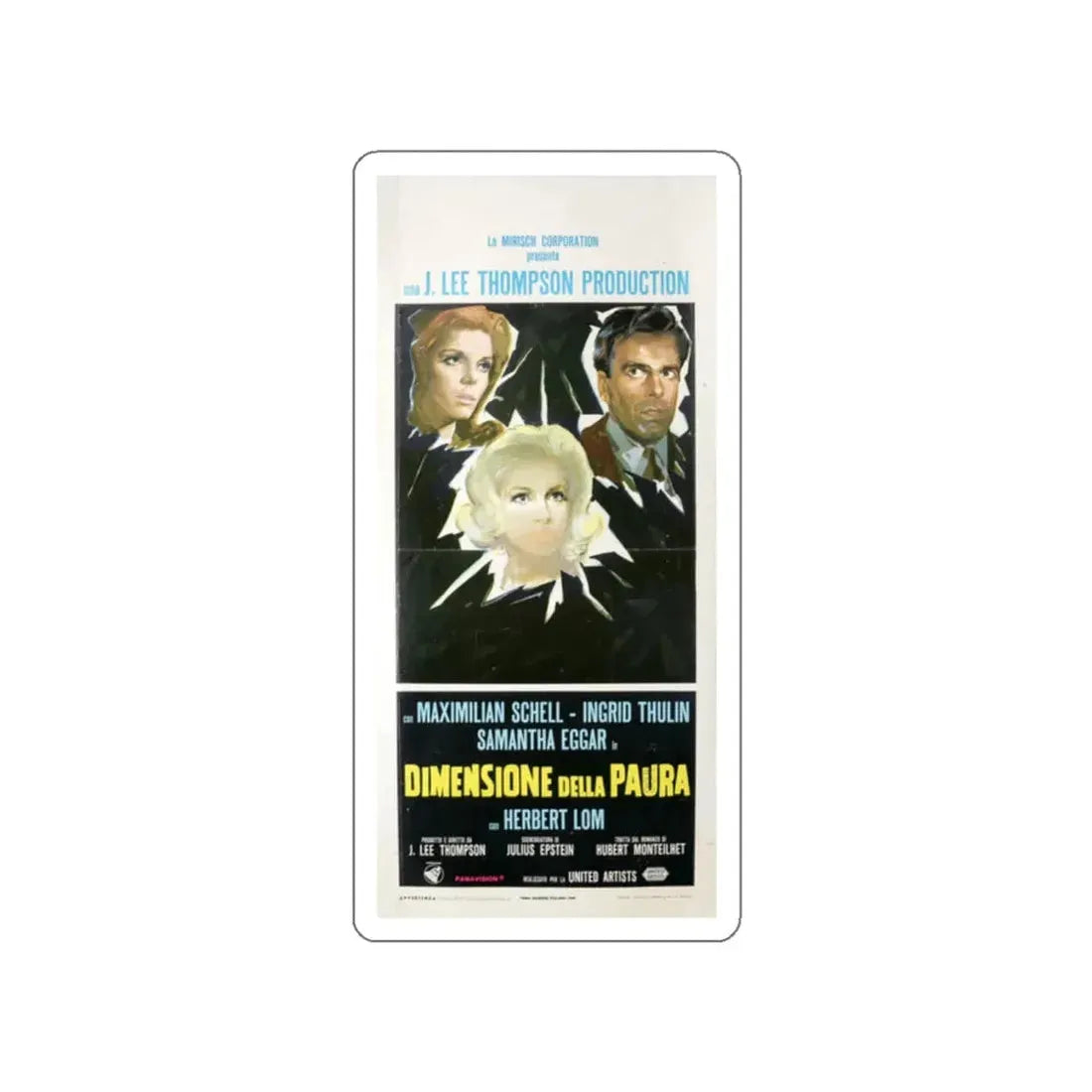 RETURN FROM THE ASHES 1965 Movie Poster STICKER Vinyl Die-Cut Decal - The Sticker Space