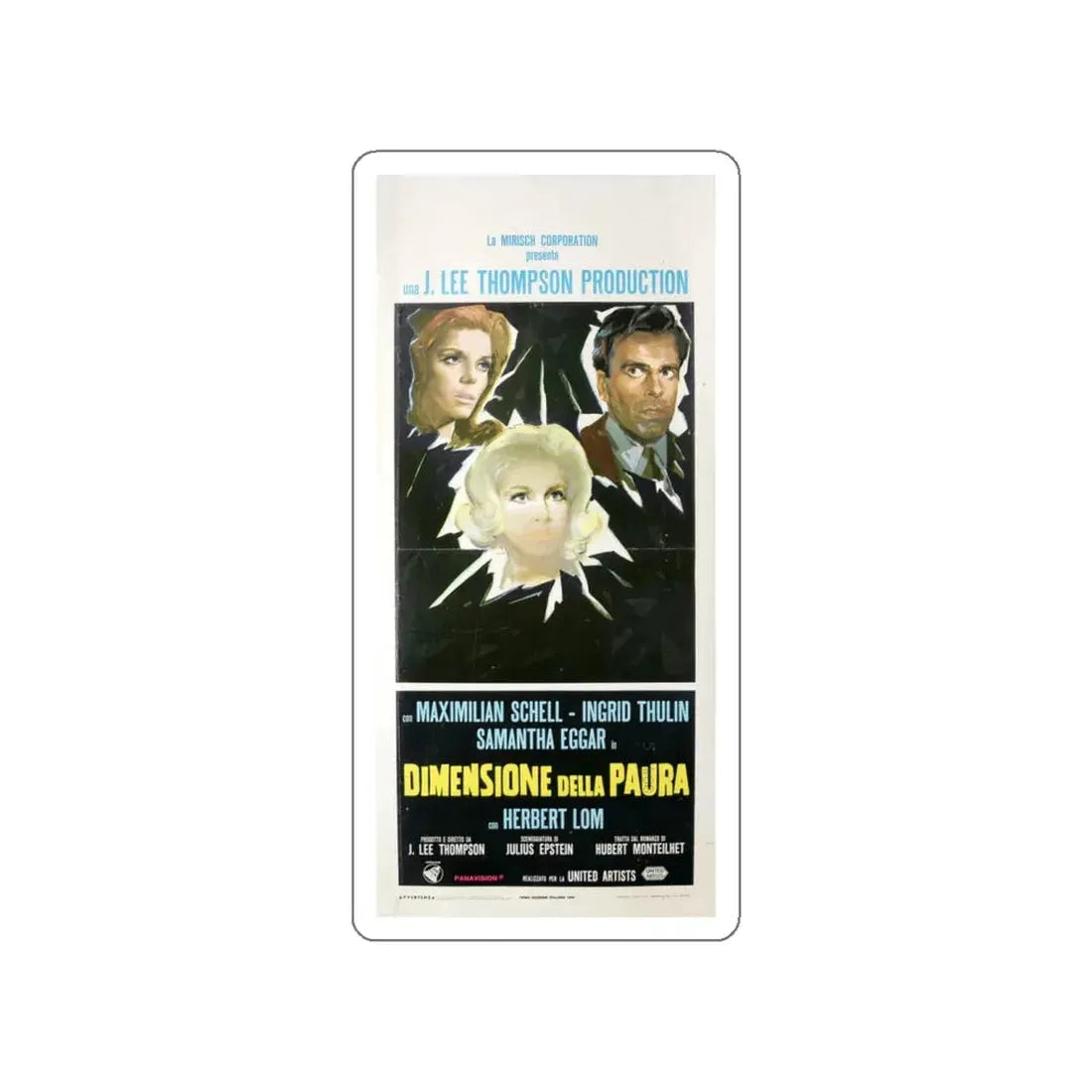 RETURN FROM THE ASHES 1965 Movie Poster STICKER Vinyl Die-Cut Decal - The Sticker Space