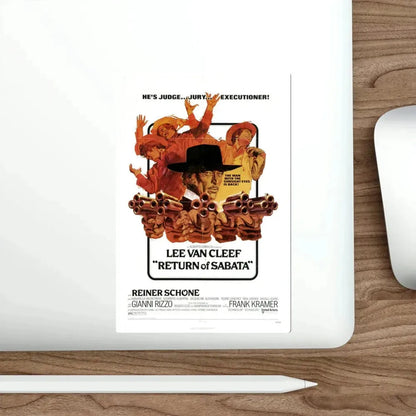 Return of Sabata 1972 Movie Poster STICKER Vinyl Die-Cut Decal - The Sticker Space