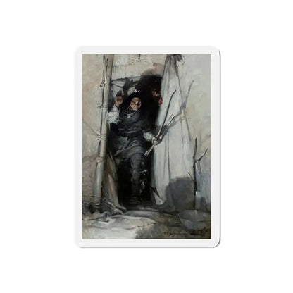 Return of the Ancient Otter, 1918 (Magazine Illustration) Refrigerator Magnet - The Sticker Space