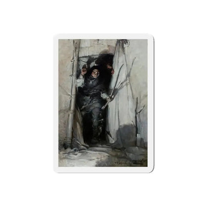 Return of the Ancient Otter, 1918 (Magazine Illustration) Refrigerator Magnet - The Sticker Space