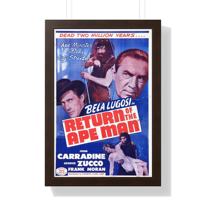 RETURN OF THE APE MAN (2) 1944 - Framed Movie Poster-16″ x 24″-The Sticker Space