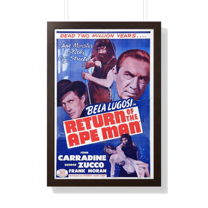 RETURN OF THE APE MAN (2) 1944 - Framed Movie Poster-20" x 30"-The Sticker Space