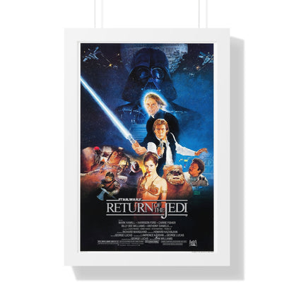 RETURN OF THE JEDI 1983 - Framed Movie Poster-16″ x 24″-The Sticker Space