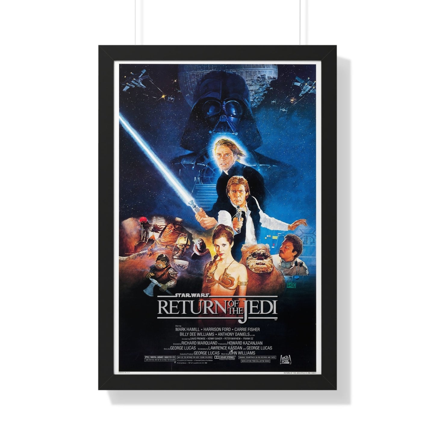 RETURN OF THE JEDI 1983 - Framed Movie Poster-20" x 30"-The Sticker Space