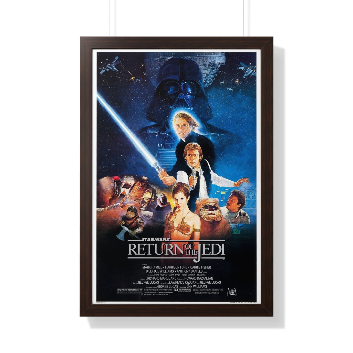 RETURN OF THE JEDI 1983 - Framed Movie Poster-20" x 30"-The Sticker Space