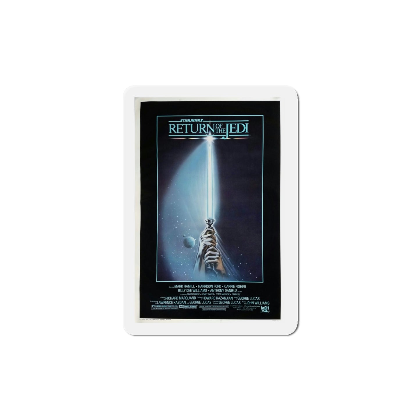 Return of the Jedi 1983 Movie Poster Die-Cut Magnet-5" x 5"-The Sticker Space