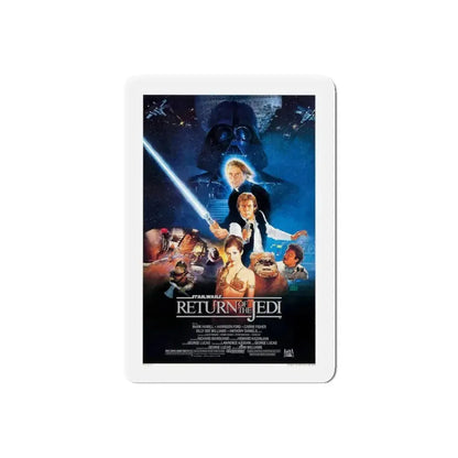 RETURN OF THE JEDI 1983 Movie Poster - Refrigerator Magnet 6 Inch Die-Cut - The Sticker Space
