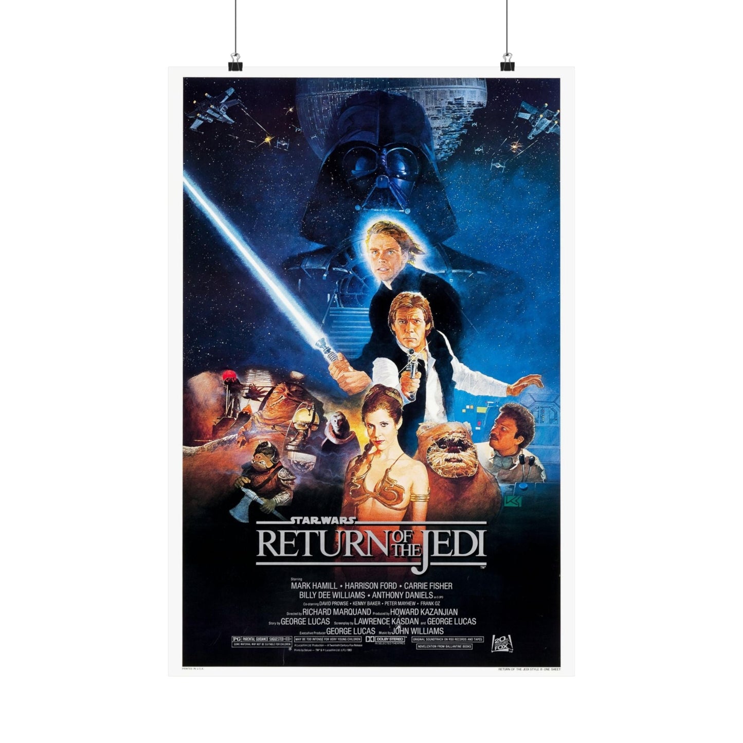 RETURN OF THE JEDI 1983 - Paper Movie Poster-20″ x 30″-The Sticker Space