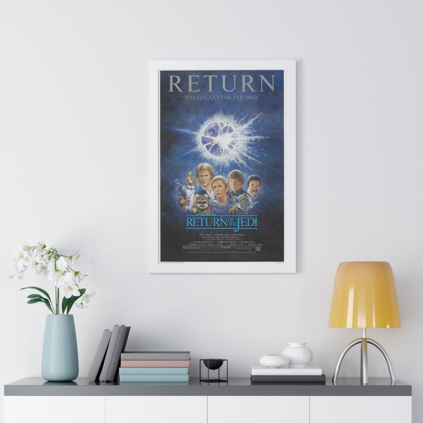 RETURN OF THE JEDI (2) 1983 - Framed Movie Poster-The Sticker Space