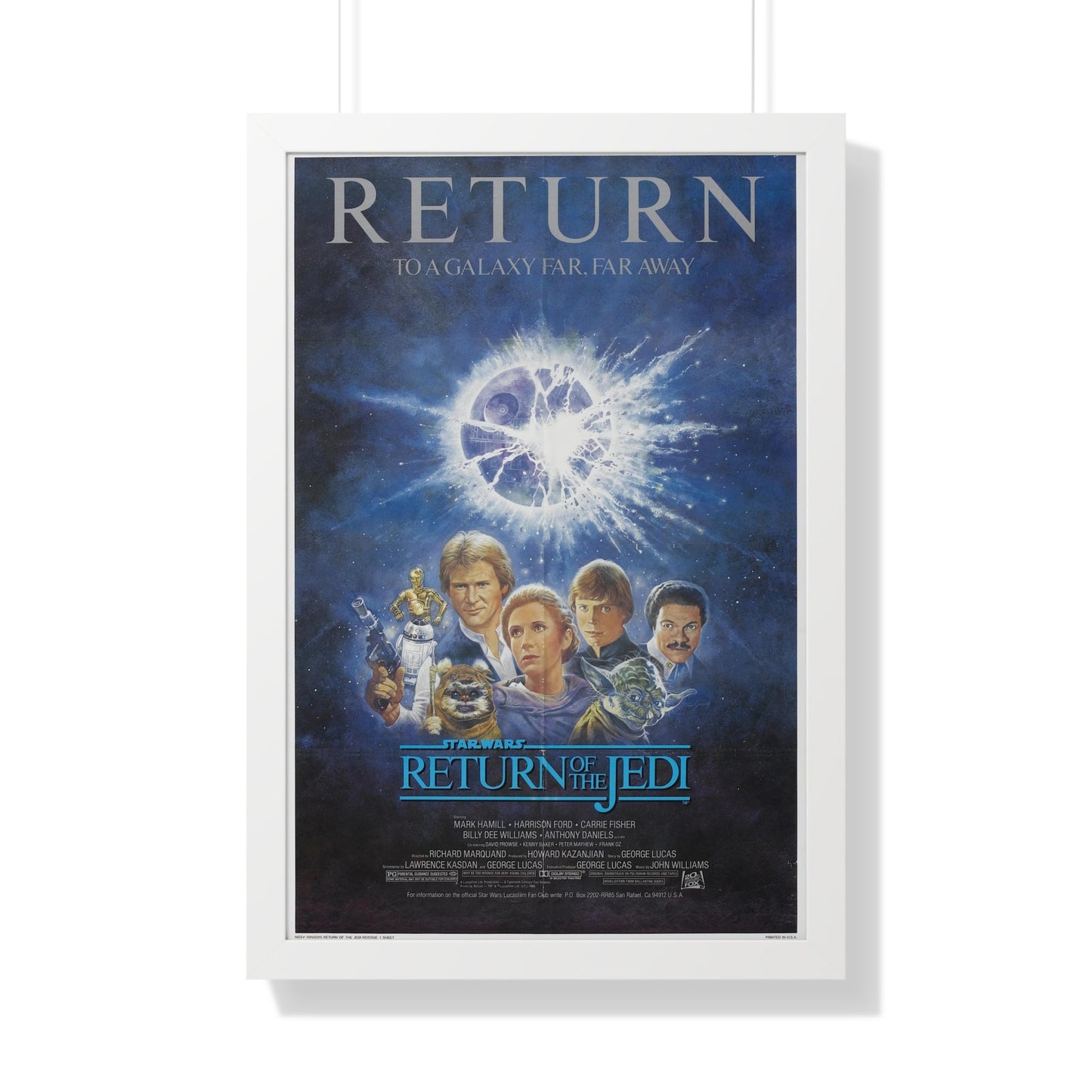 RETURN OF THE JEDI (2) 1983 - Framed Movie Poster-20" x 30"-The Sticker Space