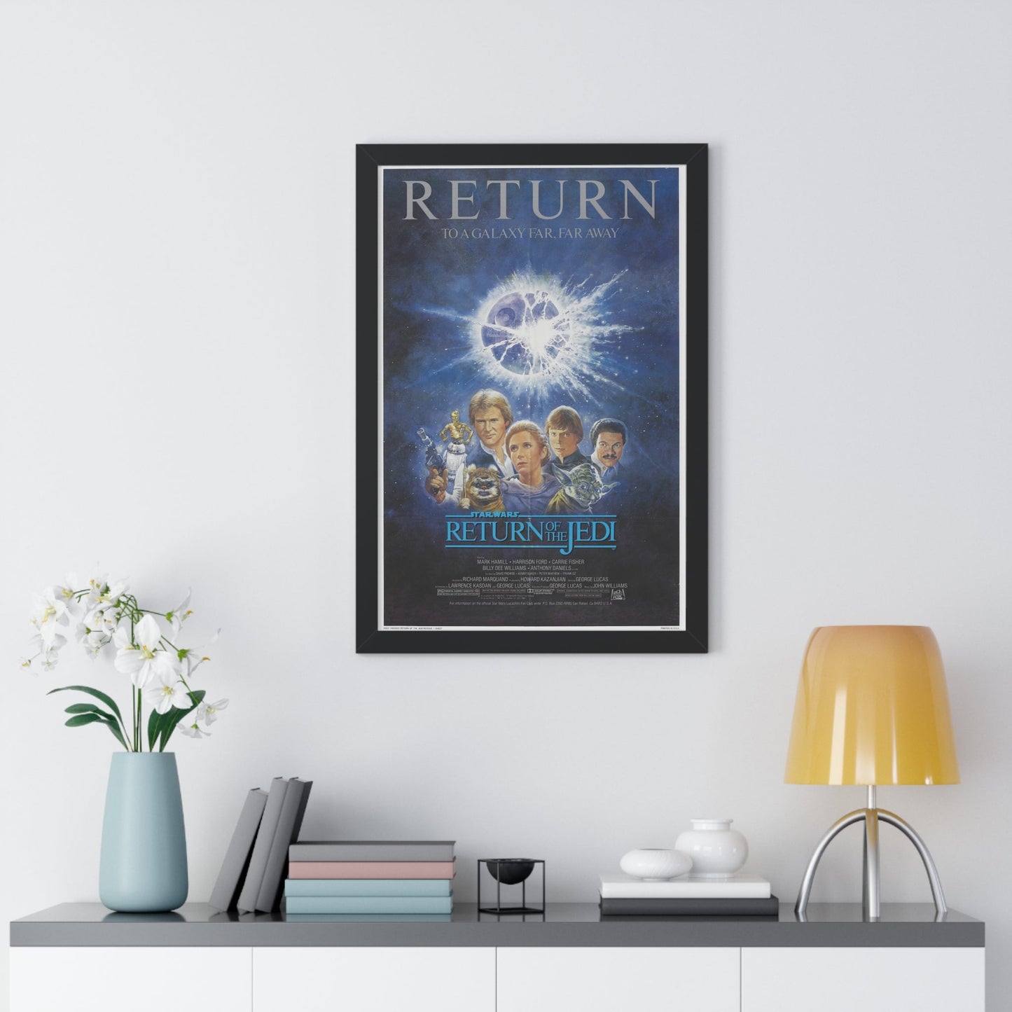 RETURN OF THE JEDI (2) 1983 - Framed Movie Poster-The Sticker Space