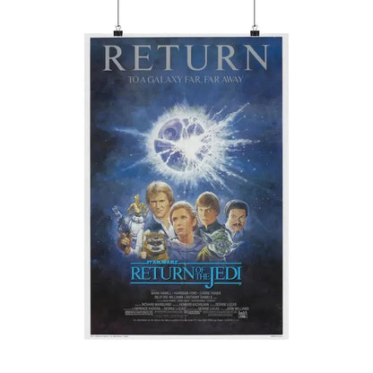 RETURN OF THE JEDI (2) 1983 - Paper Movie Poster 16″ x 24″ Matte - The Sticker Space