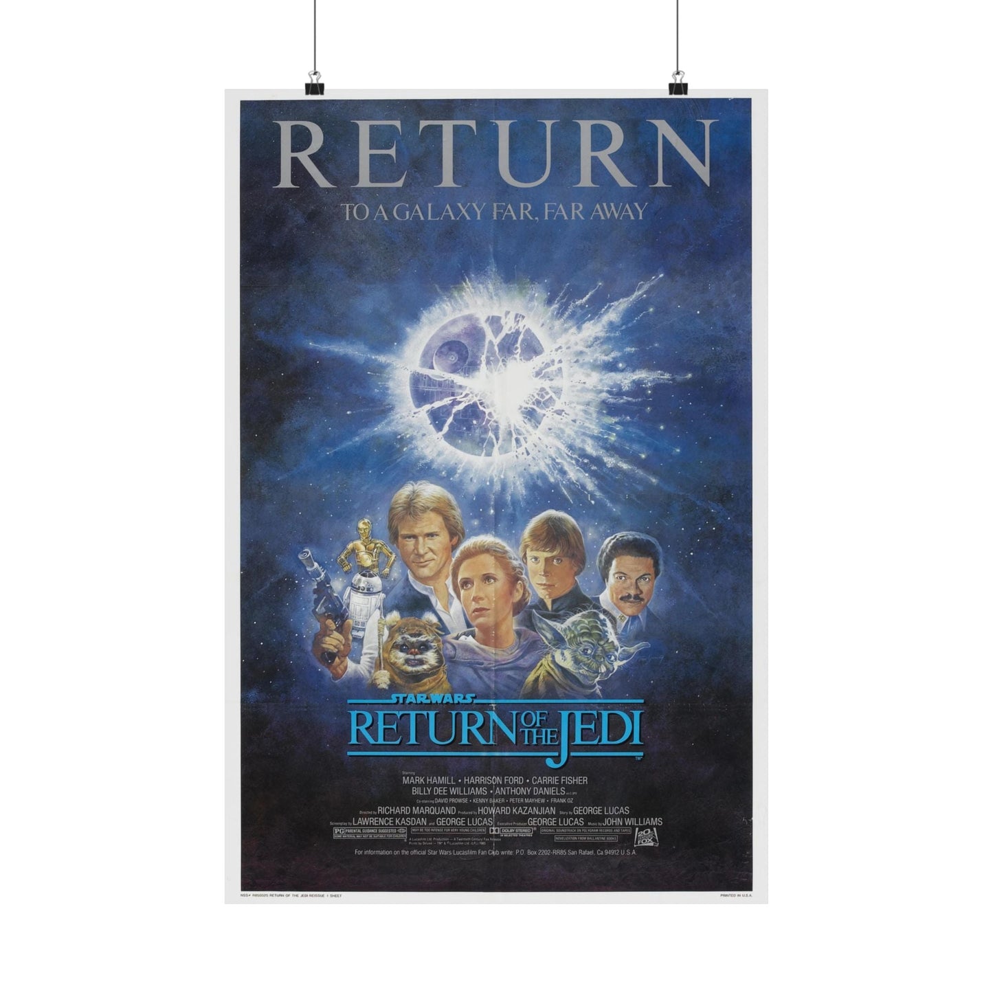 RETURN OF THE JEDI (2) 1983 - Paper Movie Poster-20″ x 30″-The Sticker Space