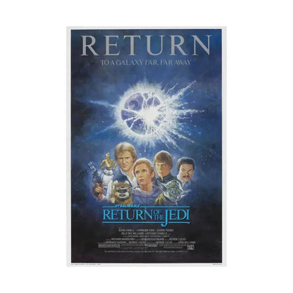 RETURN OF THE JEDI (2) 1983 - Paper Movie Poster - The Sticker Space