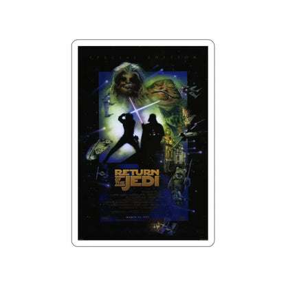 RETURN OF THE JEDI (4) 1983 Movie Poster STICKER Vinyl Die-Cut Decal 2 Inch - The Sticker Space