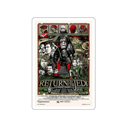 RETURN OF THE JEDI (ALAMO) 1983 Movie Poster STICKER Vinyl Die-Cut Decal 2 Inch - The Sticker Space