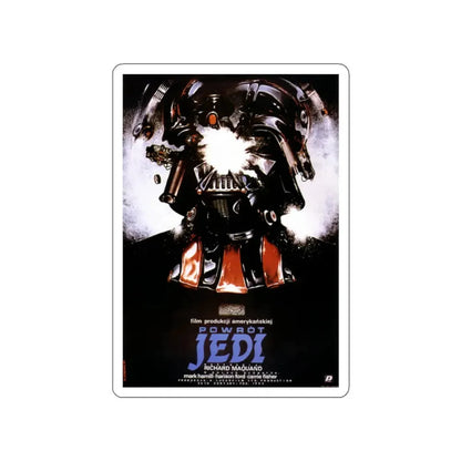 RETURN OF THE JEDI (POLISH) 1983 Movie Poster STICKER Vinyl Die-Cut Decal 2 Inch - The Sticker Space