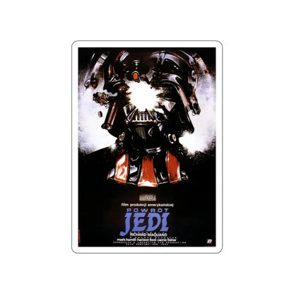 RETURN OF THE JEDI (POLISH) 1983 Movie Poster STICKER Vinyl Die-Cut Decal 5 Inch - The Sticker Space