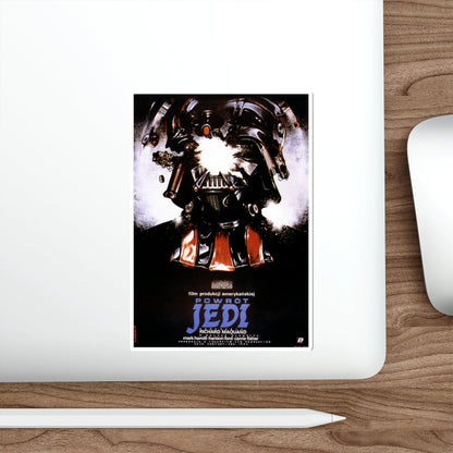 RETURN OF THE JEDI (POLISH) 1983 Movie Poster STICKER Vinyl Die-Cut Decal-The Sticker Space