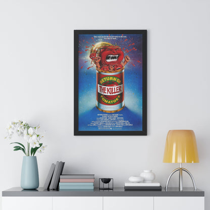 RETURN OF THE KILLER TOMATOES 1988 - Framed Movie Poster-The Sticker Space