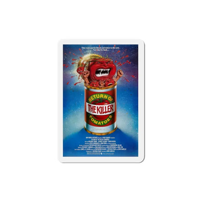 Return of the Killer Tomatoes! 1988 Movie Poster Refrigerator Magnet 3 Inch - The Sticker Space
