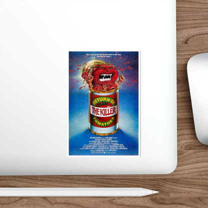 RETURN OF THE KILLER TOMATOES 1988 Movie Poster STICKER Vinyl Die-Cut Decal-The Sticker Space