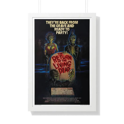 RETURN OF THE LIVING DEAD 1985 - Framed Movie Poster - The Sticker Space