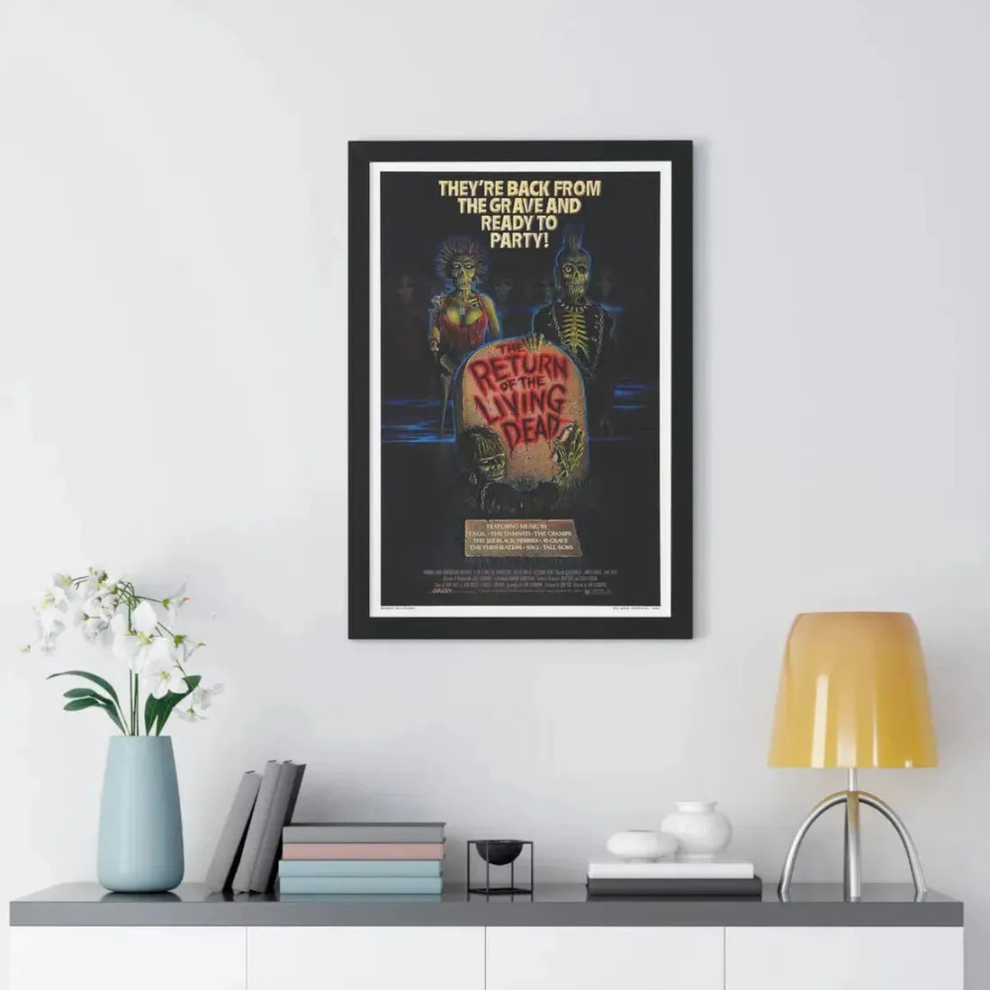 RETURN OF THE LIVING DEAD 1985 - Framed Movie Poster - The Sticker Space