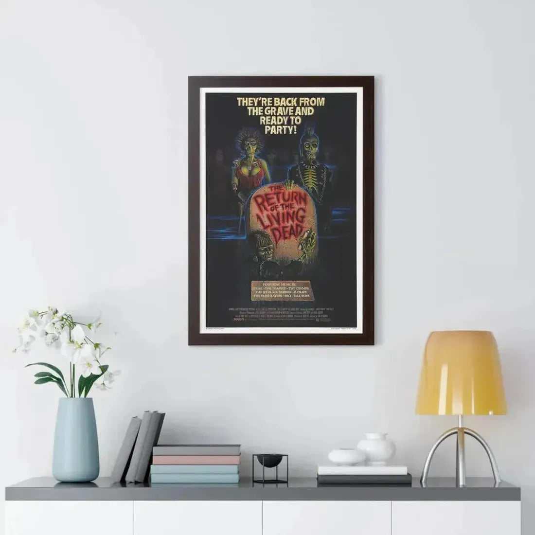 RETURN OF THE LIVING DEAD 1985 - Framed Movie Poster - The Sticker Space