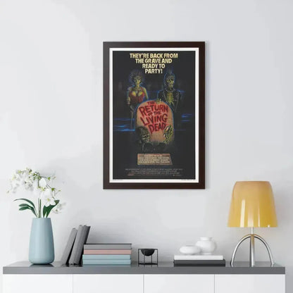 RETURN OF THE LIVING DEAD 1985 - Framed Movie Poster - The Sticker Space