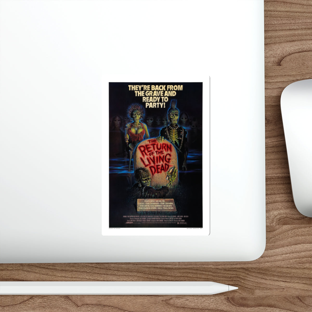 RETURN OF THE LIVING DEAD 1985 Movie Poster STICKER Vinyl Die-Cut Decal-The Sticker Space