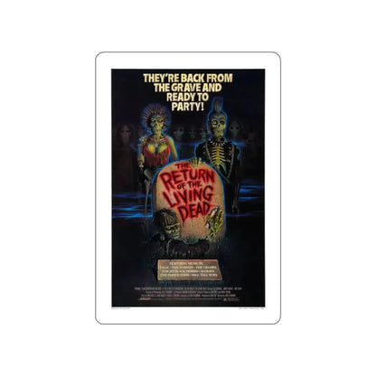 RETURN OF THE LIVING DEAD 1985 Movie Poster STICKER Vinyl Die-Cut Decal - The Sticker Space