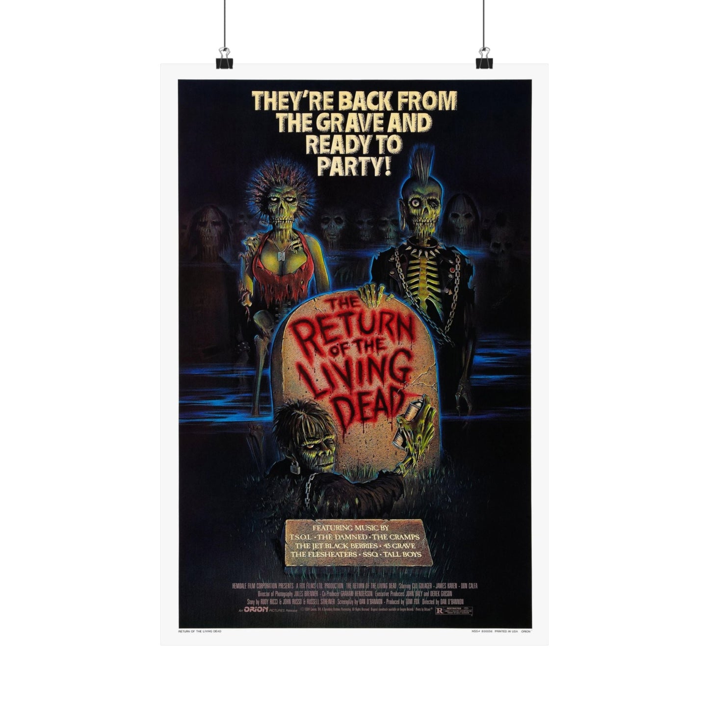 RETURN OF THE LIVING DEAD 1985 - Paper Movie Poster-16″ x 24″-The Sticker Space