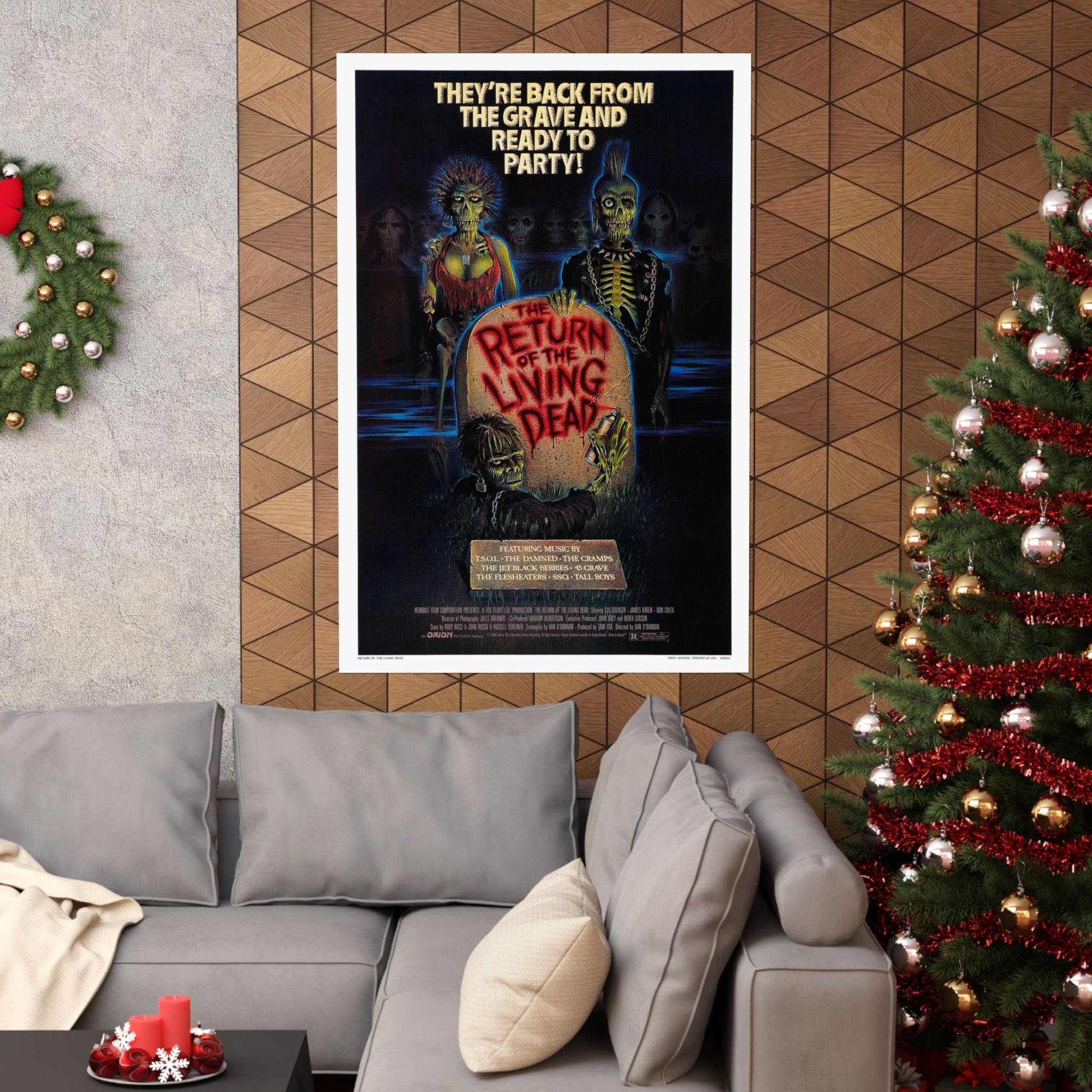 RETURN OF THE LIVING DEAD 1985 - Paper Movie Poster-The Sticker Space