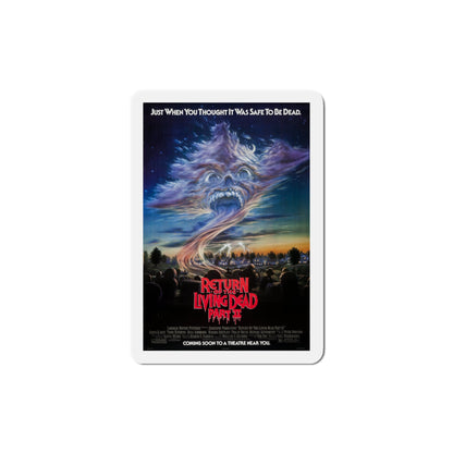 Return of the Living Dead Part II 1988 Movie Poster Die-Cut Magnet-4" x 4"-The Sticker Space