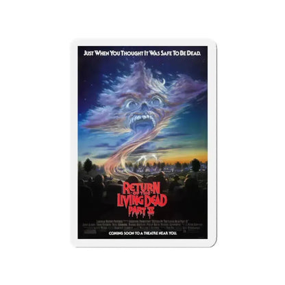 RETURN OF THE LIVING DEAD PART II 1988 Movie Poster - Refrigerator Magnet 2 Inch Die-Cut - The Sticker Space