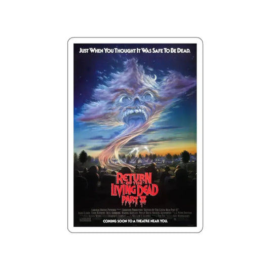 RETURN OF THE LIVING DEAD PART II 1988 Movie Poster STICKER Vinyl Die-Cut Decal 2 Inch - The Sticker Space