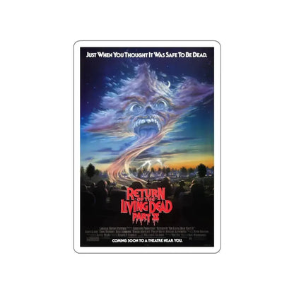 RETURN OF THE LIVING DEAD PART II 1988 Movie Poster STICKER Vinyl Die-Cut Decal 5 Inch - The Sticker Space