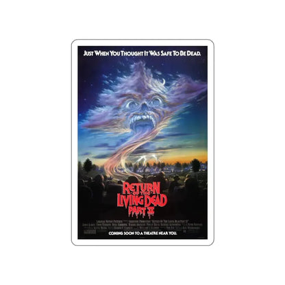 RETURN OF THE LIVING DEAD PART II 1988 Movie Poster STICKER Vinyl Die-Cut Decal - The Sticker Space