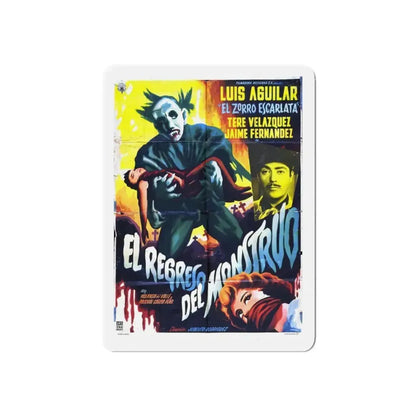 RETURN OF THE MONSTER 1959 Movie Poster - Refrigerator Magnet 4 Inch Die-Cut - The Sticker Space