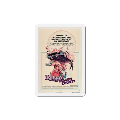 Return to Macon County 1975 Movie Poster Die-Cut Magnet-4 Inch-The Sticker Space