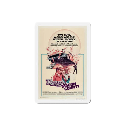 Return to Macon County 1975 Movie Poster Refrigerator Magnet 2 Inch - The Sticker Space