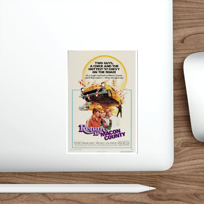 RETURN TO MACON COUNTY 1975 Movie Poster STICKER Vinyl Die-Cut Decal-The Sticker Space