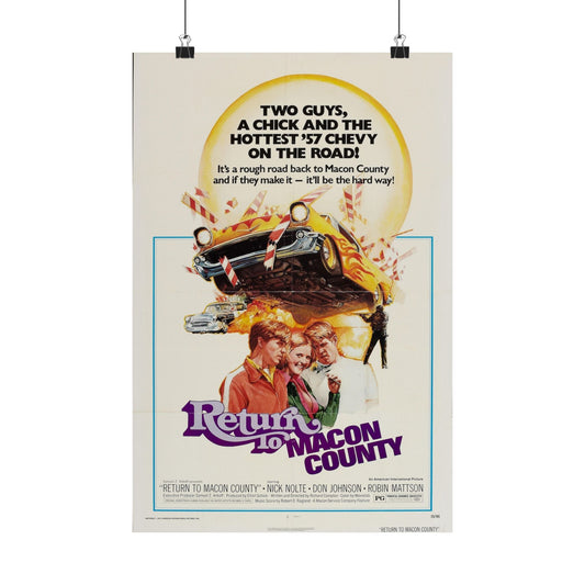 RETURN TO MACON COUNTY 1975 - Paper Movie Poster-12″ x 18″-The Sticker Space