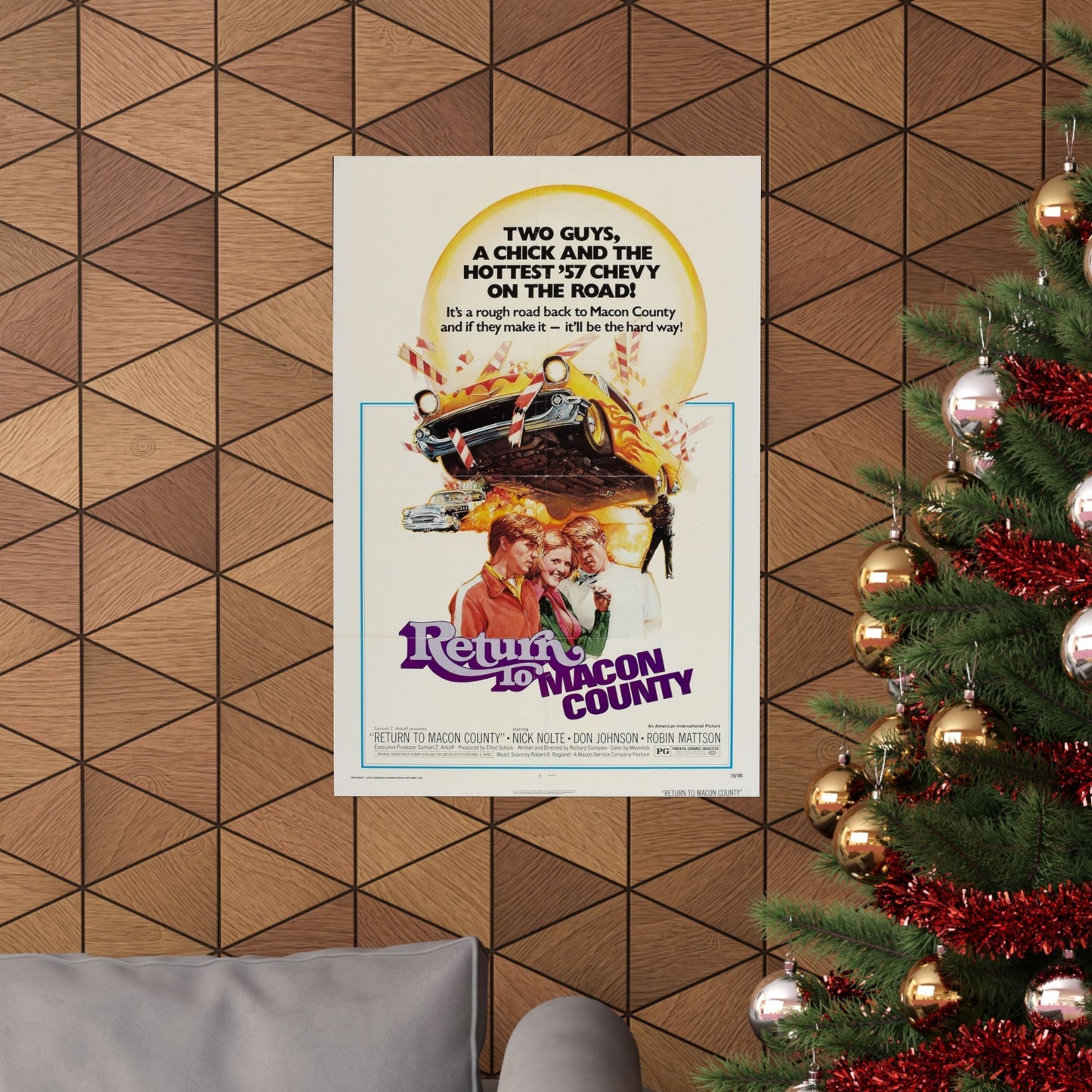 RETURN TO MACON COUNTY 1975 - Paper Movie Poster-The Sticker Space