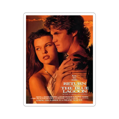 Return to the Blue Lagoon 1991 Movie Poster STICKER Vinyl Die-Cut Decal 5 Inch - The Sticker Space