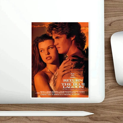 Return to the Blue Lagoon 1991 Movie Poster STICKER Vinyl Die-Cut Decal - The Sticker Space